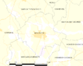 Map commune FR insee code 72202