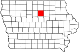 Map of Iowa highlighting Franklin County.svg