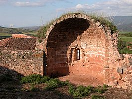 Ruinas de la ermita de San Miguel.