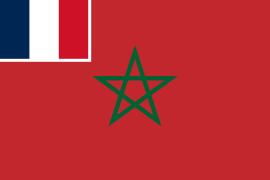 Merchant flag of French Morocco