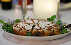 Archivo:Pastilla marocaine recouverte de sucre glace