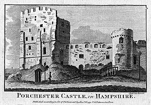 Archivo:Portchester Castle 1786 print