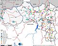 Reported conflict incidents in the first seven months of the Tigray War, including battles, ambushes, air strikes, drone attacks and shelling (reported up to 28 May 2021)