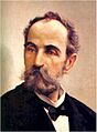 Retrato de EMdeHostos por Francisco Oller