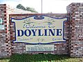 Revised, Doyline, LA welcome sign IMG 5641