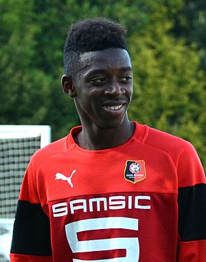 Archivo:Saint-Lô - Rennes CFA2 20150523 - Ousmane Dembélé 4