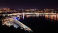 San Sebastian at night from Monte Urgull