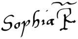 Signature Queen Sophie.svg