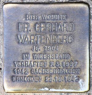 Archivo:Stolperstein Alt-Tempelhof 9 (Templ) Gerhard Wartenberg