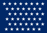 US Naval Jack 43 stars