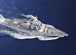 Archivo:US Navy 090816-N-2638R-003 The Arleigh Burke-class guided-missile destroyer USS Mustin (DDG 89) transits the western Pacific Ocean