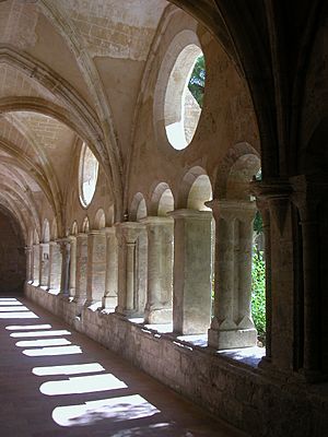 Archivo:Valmagne abbaye cloitre 1