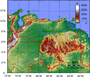 Archivo:Venezuela Topography