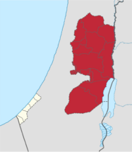 West Bank in Palestine (+claimed).svg