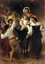 William-Adolphe Bouguereau (1825-1905) - Return from the Harvest (1878)