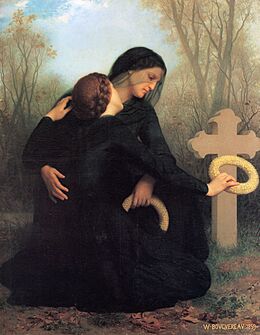 Archivo:William-Adolphe Bouguereau (1825-1905) - The Day of the Dead (1859)
