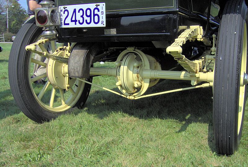 1912 Stanley steam car detail