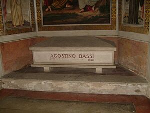 Archivo:Agostino Bassi's tomb, St Francis Church, Lodi, Italy 1