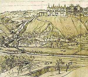 Archivo:Alcázar y Casa de Campo (fragmento)