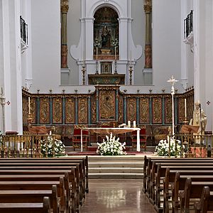 Archivo:Altar mayor de la Iglesia de la Merced (Huelva)