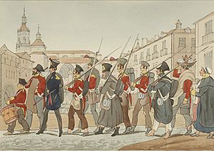 Archivo:British Legion at Vitoria (1837)