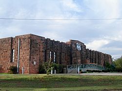 Chandler, Oklahoma USA - Route 66 Interpretive Center (National Register of Historic Places listings in Lincoln County, Oklahoma) - panoramio.jpg