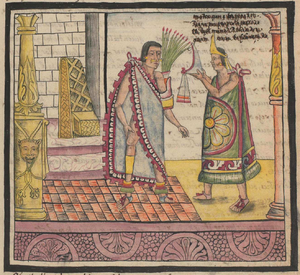 Archivo:Coronación de Moctezuma II, en el folio 152