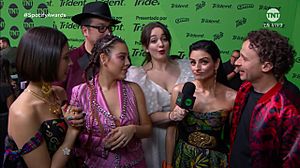 Archivo:Danna Paola, Luisito Comunica y Franco Escamilla en Spotify Awards 2020