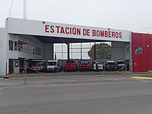 Archivo:Estación de bomberos en Actopan, Hidalgo, México. 03
