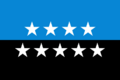 Flag of the European Coal and Steel Community 9 Star Version
