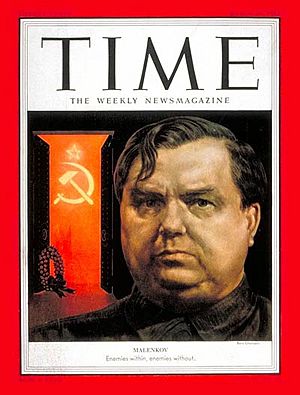 Archivo:Georgy Malenkov-TIME-1953