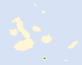 Geospiza pauper map