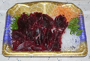 Archivo:Japanese Sashimi of Whale meat