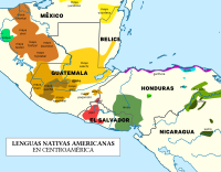 Archivo:Lenguas nativas americanas en Centroamérica