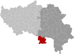 Lierneux Liège Belgium Map.svg