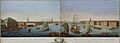 Makhayev, Kachalov - View of Neva Downstream between Winter Palace and Academy of Sciences 1753