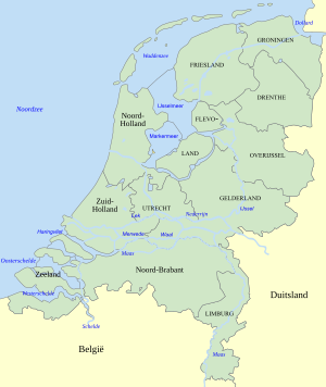 Archivo:Map of the Netherlands