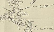 Archivo:Mision de Quinchilca en el Mapa de la Expedicion de Francisco Vidal Gormaz