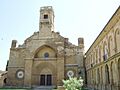 Monasterio de la Oliva - Fachada iglesia abacial