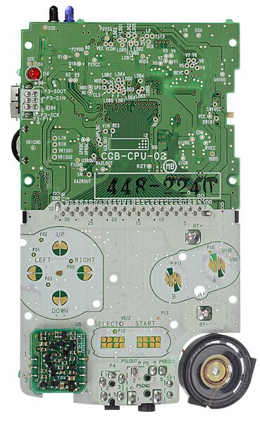 Nintendo-Game-Boy-Color-Motherboard-Top