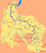Ob river basin