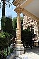 Pillar of Zapeta House in Cartagena in Spain a