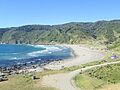 Playa bajo la luz del sol en Piloclura