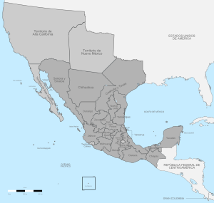 Archivo:Political divisions of Mexico 1824 (location map scheme)