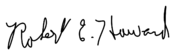 Robert Howard signature.svg