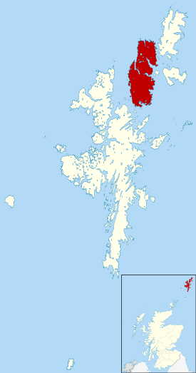 Shetland Yell locator.svg