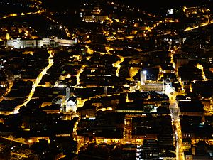 Archivo:Trento-panorama from Sardagna by night-detail