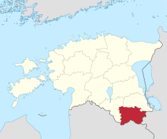 Voru in Estonia.svg