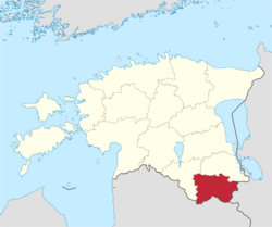 Voru in Estonia.svg