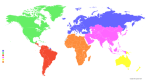 Archivo:World Map IHF